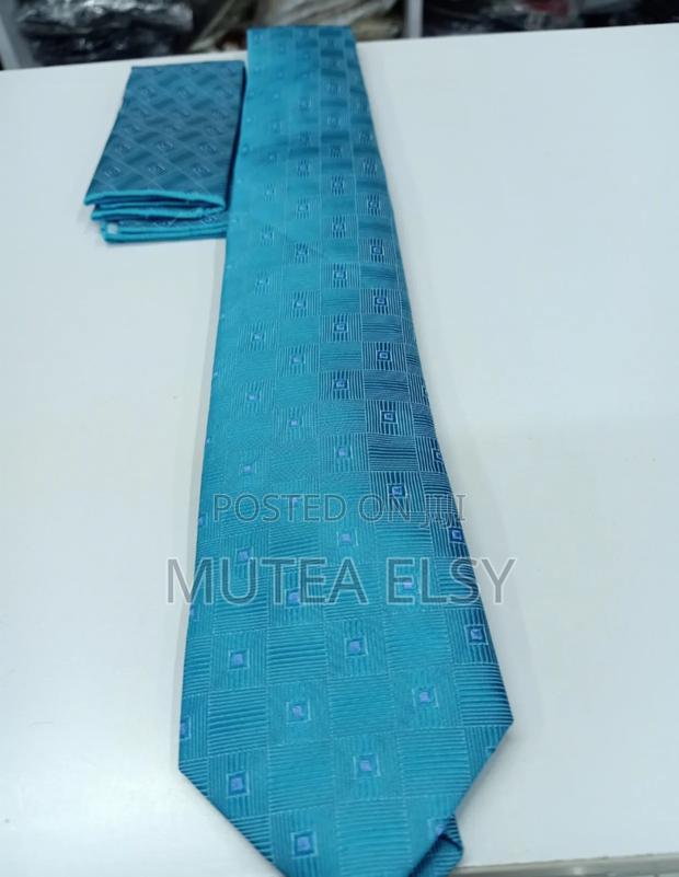 Tarquoise Blue Khazna Executive Tie Sets - thumbnail 3