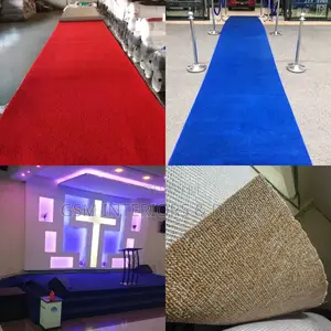 Red Office Carpets Royal Blue Office Carpets 4m