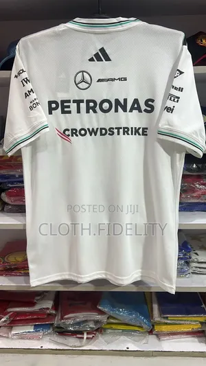 Mercedes Amg Petronas F1 Shirt.(White)