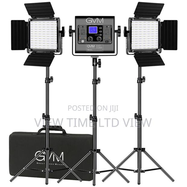 GVM 800 RGB 3 Pack Led Video Light Kit - main view
