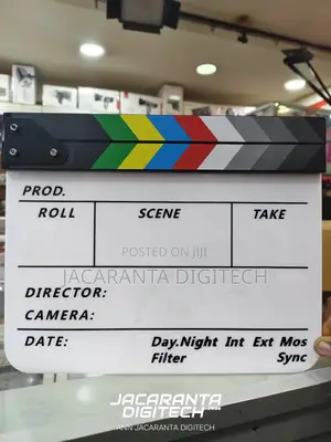 Colored Acrylic Slate Clapperboard