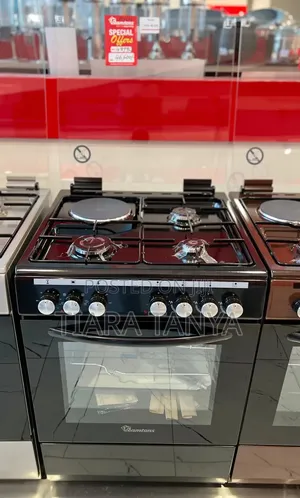 Ramtons Rc607 3 Gas and 1 Electric Cooker Black