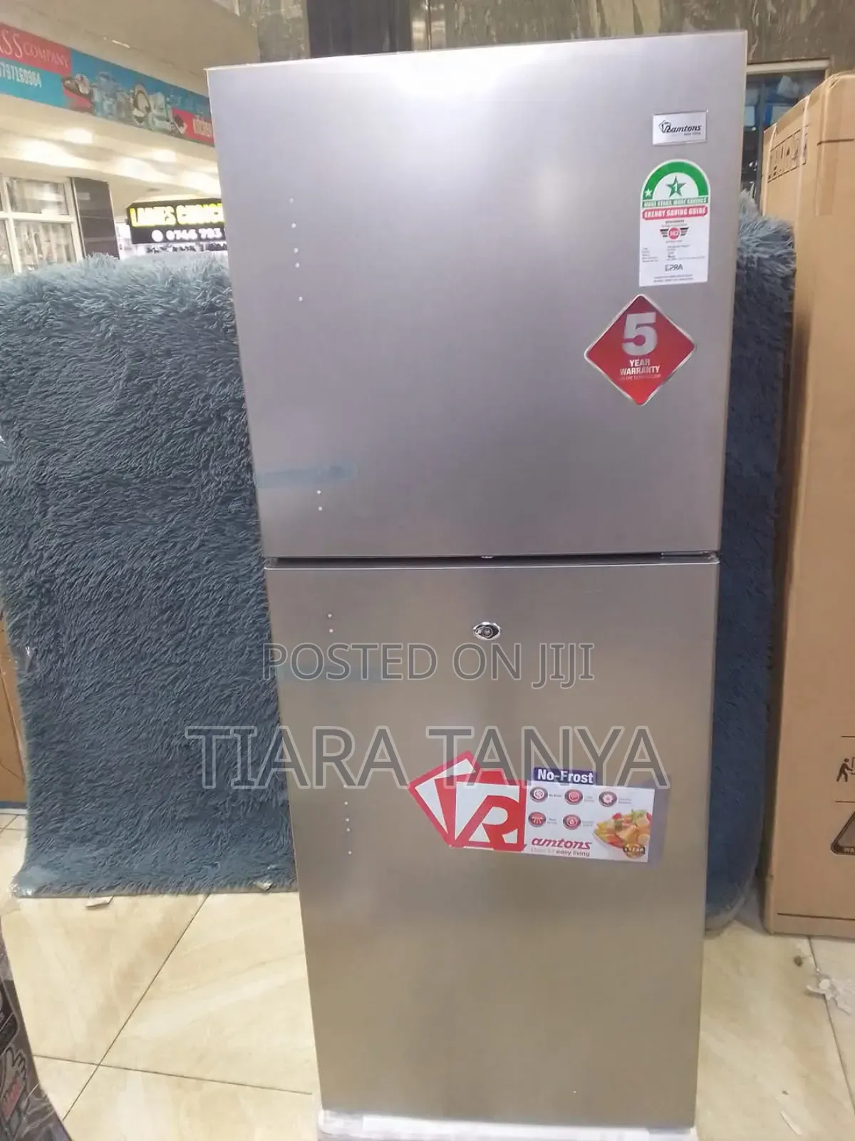 Ramtons Rf 239 196 Litres Double Door No Frost Fridge