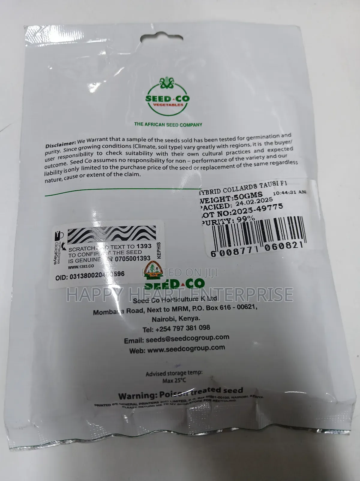 Tausi F1 Hybrid Collards 100g