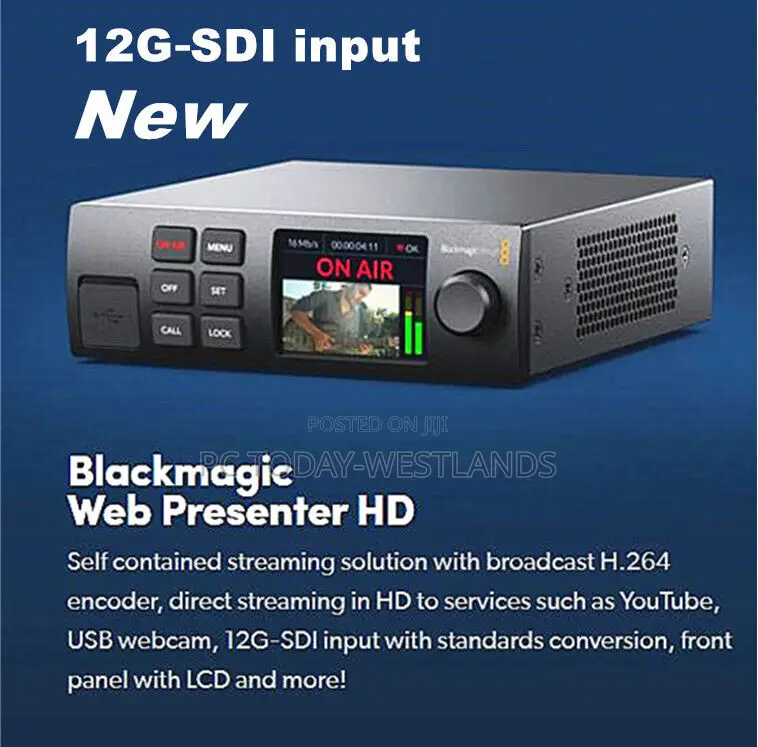 Blackmagic Design Web Presenter Hd 12g/6g/3g-sdi Video Up
