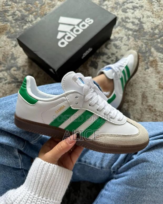 Adidas Samba(Original) Black/White/Green Size 37-45 - thumbnail 2