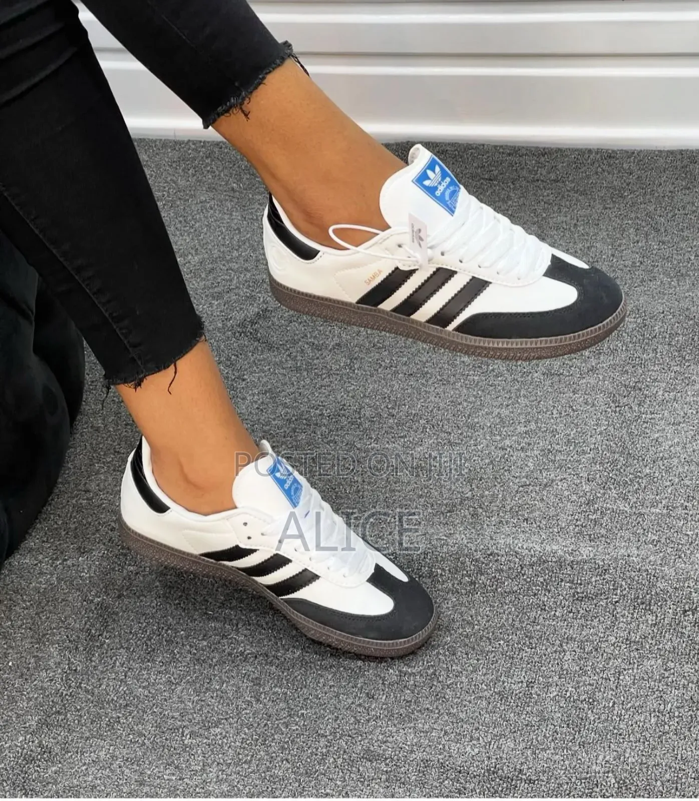 Adidas Samba(Original) Black/White/Green Size 37-45