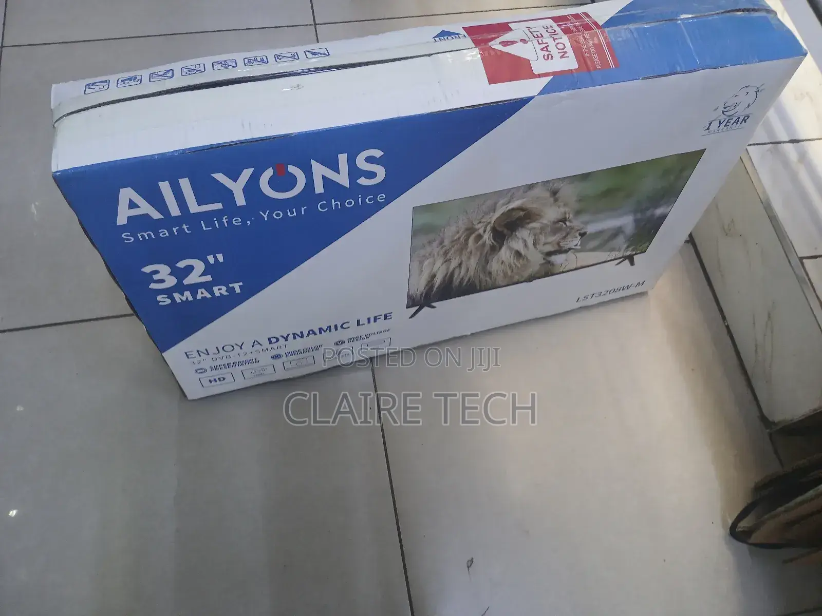 Ailyons Lst3208w 32" Smart Android FHD Frameless Tv