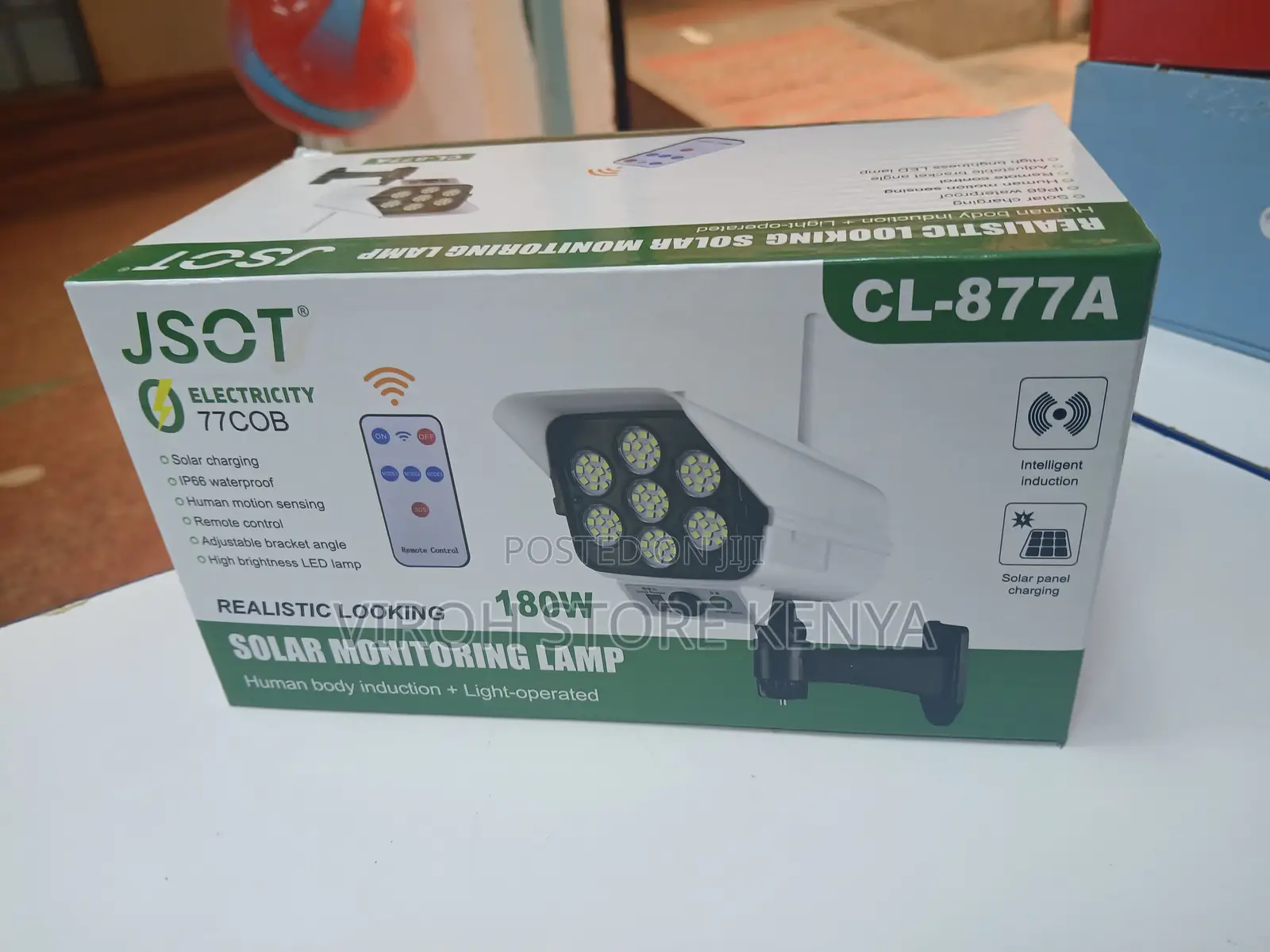 180w Solar Monitoring Lamp Realistic Looking Lamp