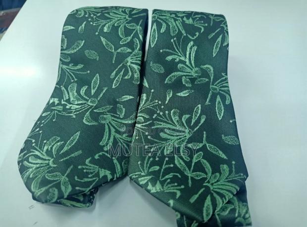 Forest Green Floral Executive Single Ties - main view