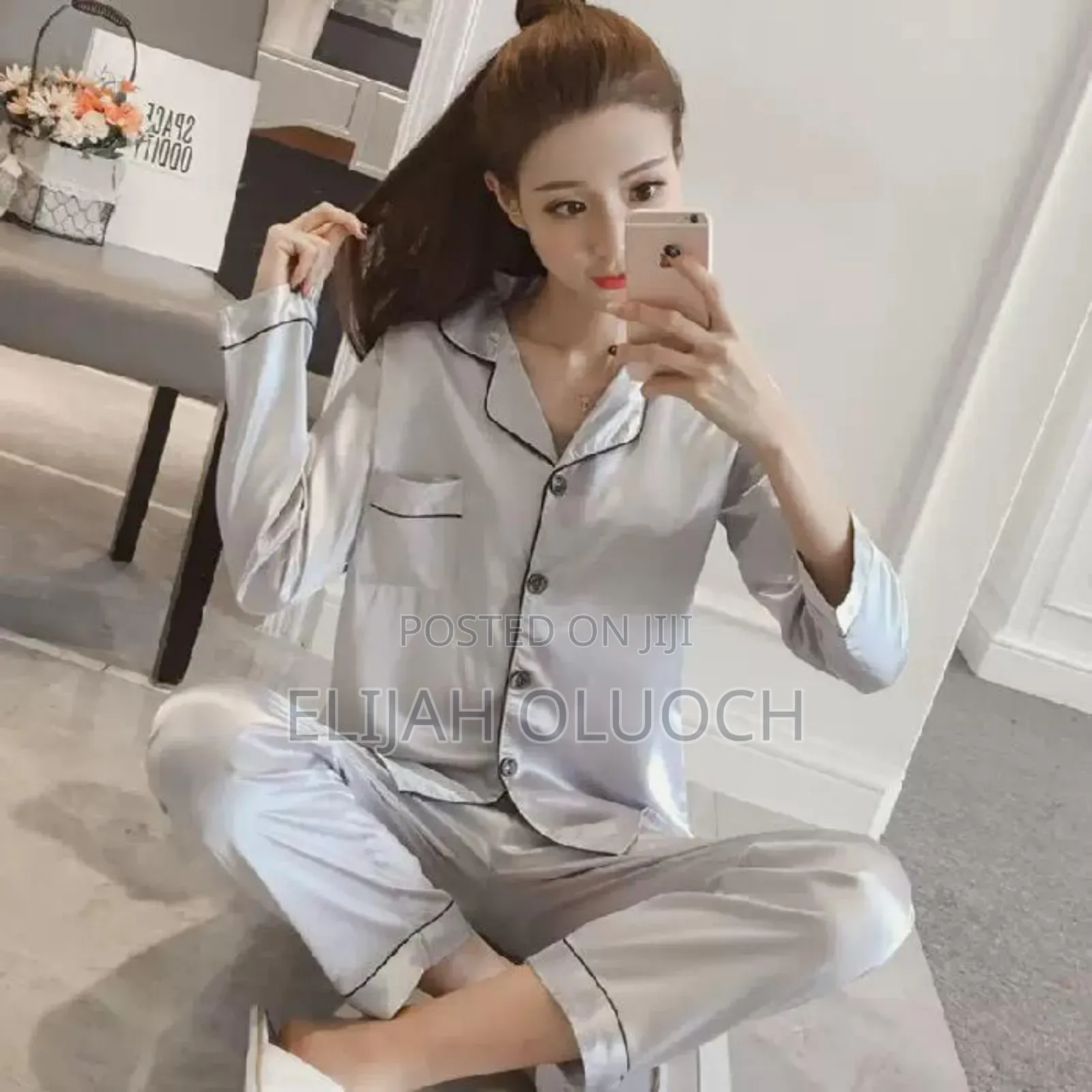 Ice Silk 2 in 1 Pajamas
