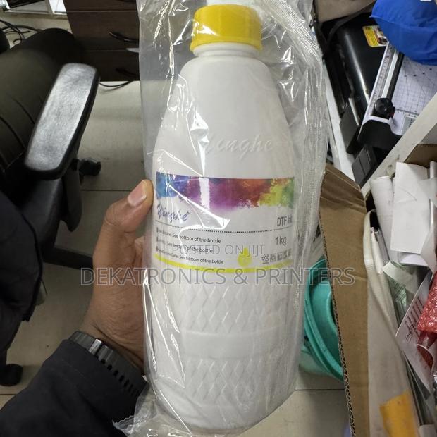 1 Litre Yellow DTF Printer Ink - main view