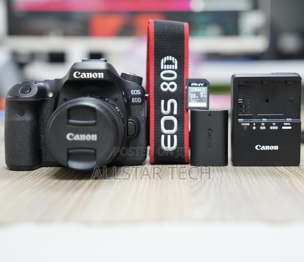 Canon Eos 80d DSLR Camera With 18-55mm Lens 32gb Sd - main view