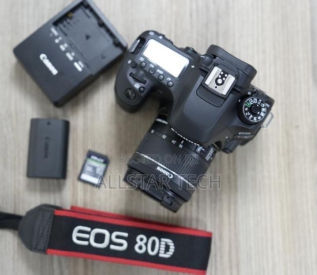 Canon Eos 80d DSLR Camera With 18-55mm Lens 32gb Sd - thumbnail 3