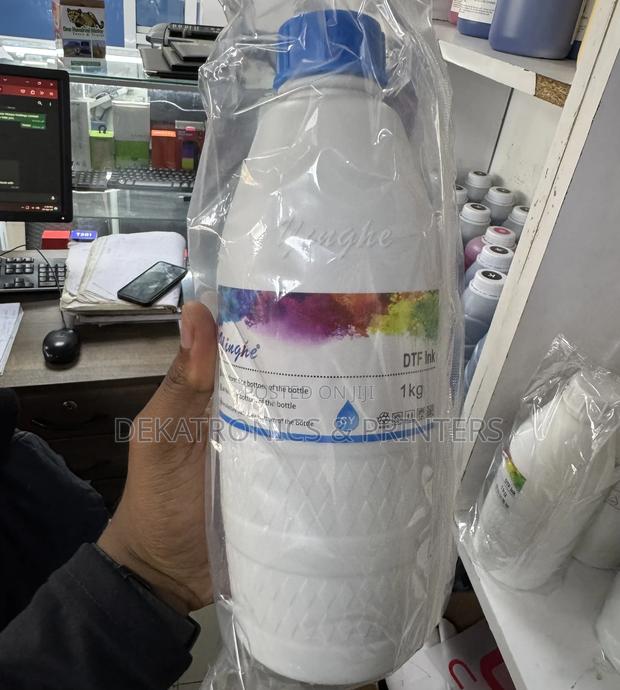 1 Litre Cyan DTF Printer Ink - main view