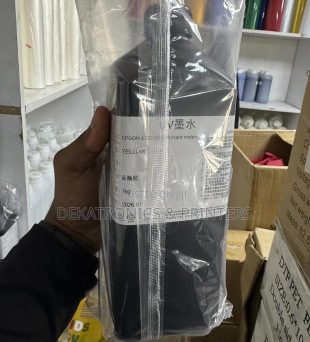 1 Litre Yellow Uv Printer Ink - main view