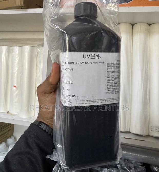 1 Litre Cyan Uv Printer Ink - main view