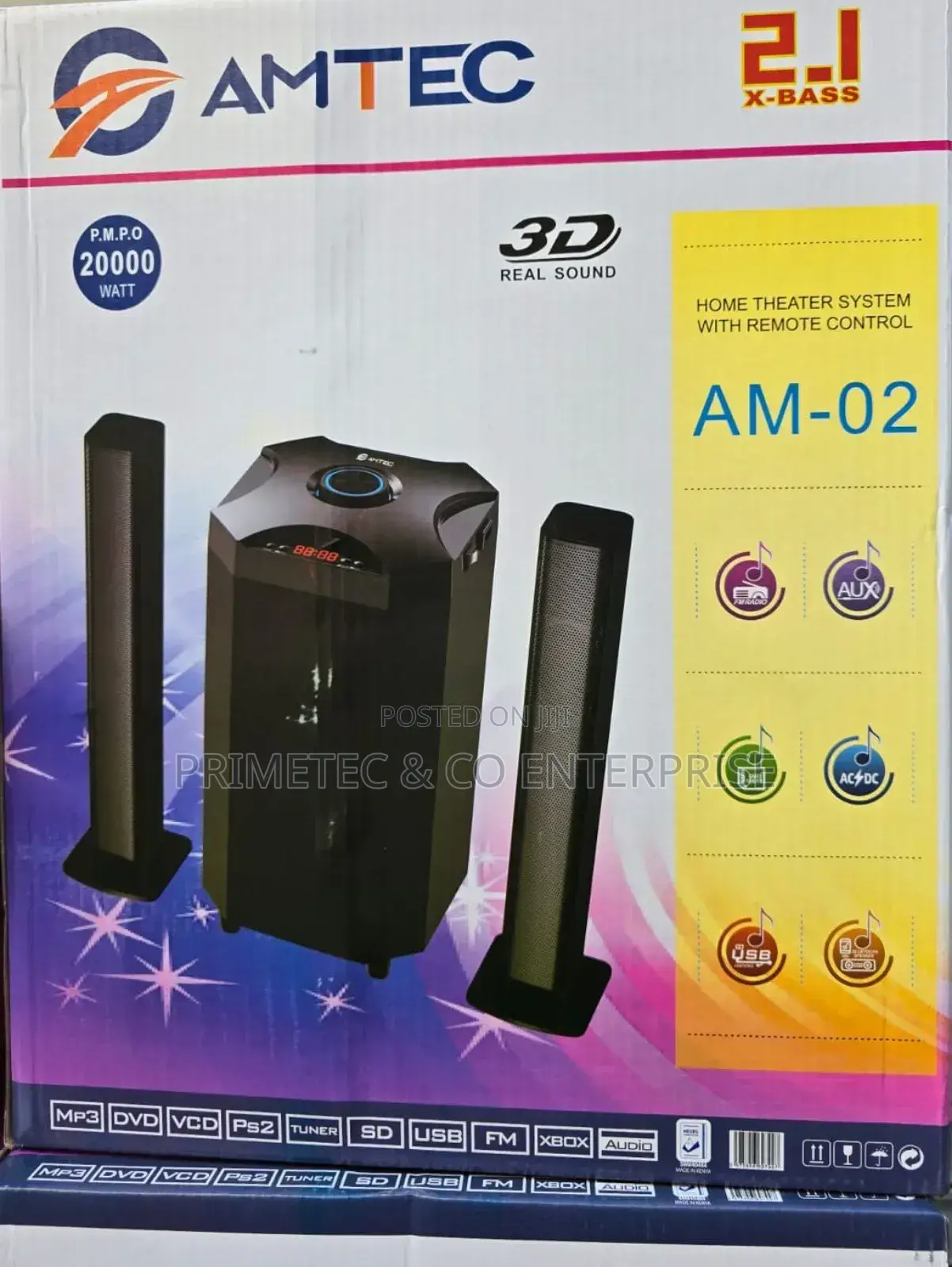 Amtec Am-02 Soundbar Super Bass