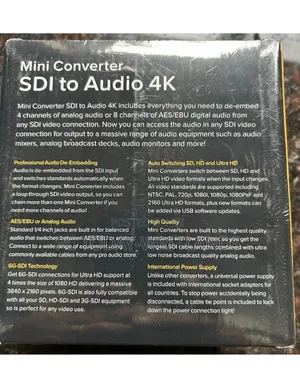 Blackmagic Design Mini Converter Sdi to Audio
