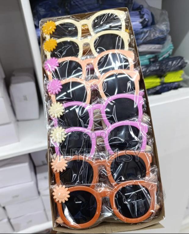 Yellow and Purple Kids Shades - main view