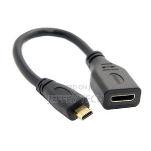 Micro Hdmi Type D Male to Hdmi Type a Female Cable Adapter C - thumbnail 2