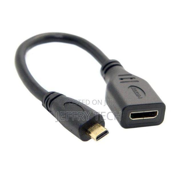 Micro Hdmi Type D Male to Hdmi Type a Female Cable Adapter C - main view