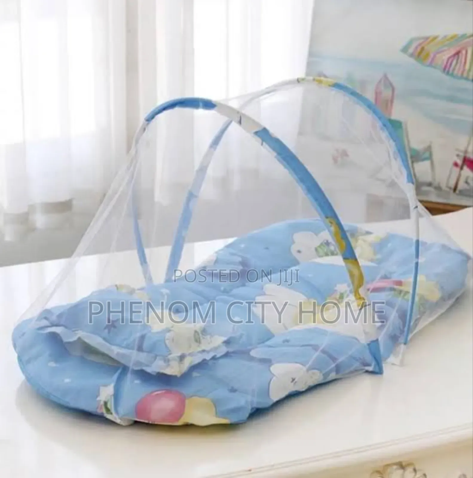 Blue Baby Net With Mattress