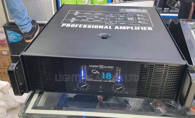 C18 Crest Audio Power Amplifier Proffesional 2 Channels Output