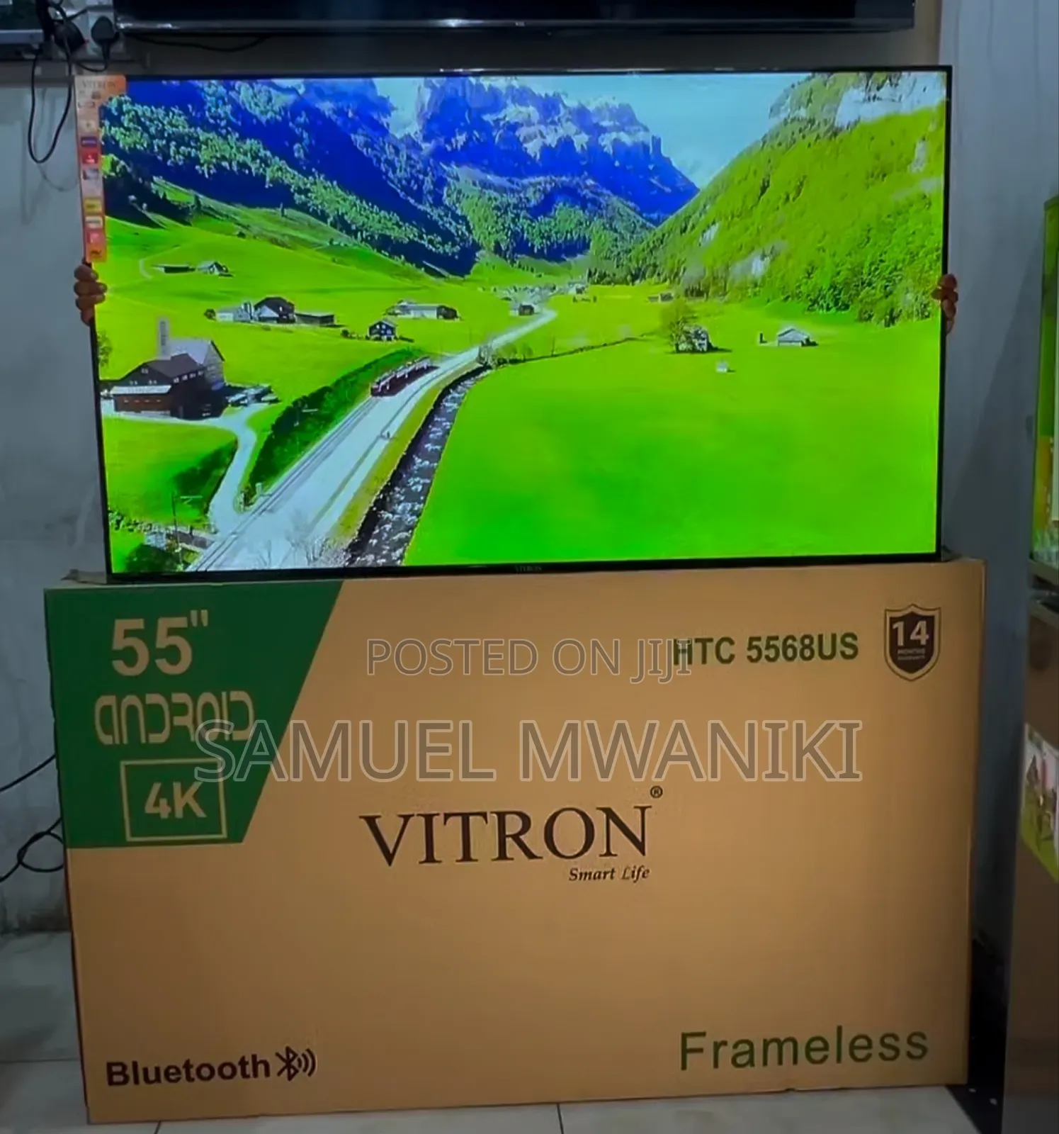Vitron 55" Uhd Smart Android Tv
Frameless With Bluetooth