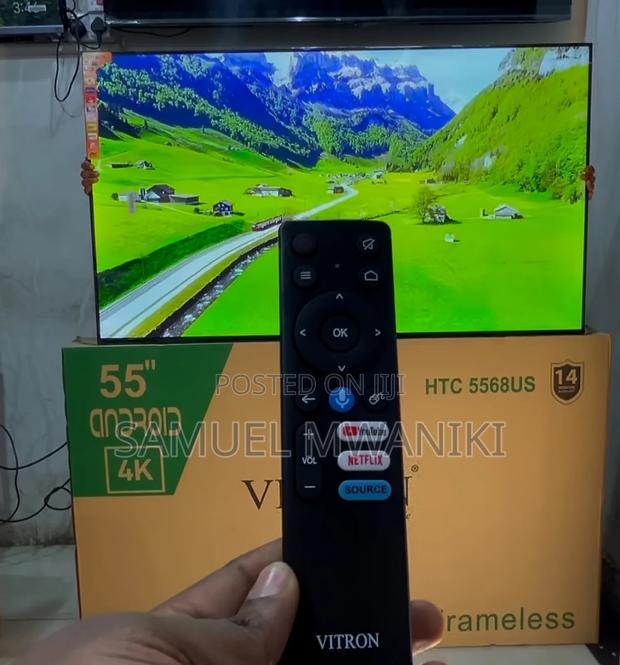 Vitron 55" Uhd Smart Android Tv
Frameless With Bluetooth - thumbnail 4