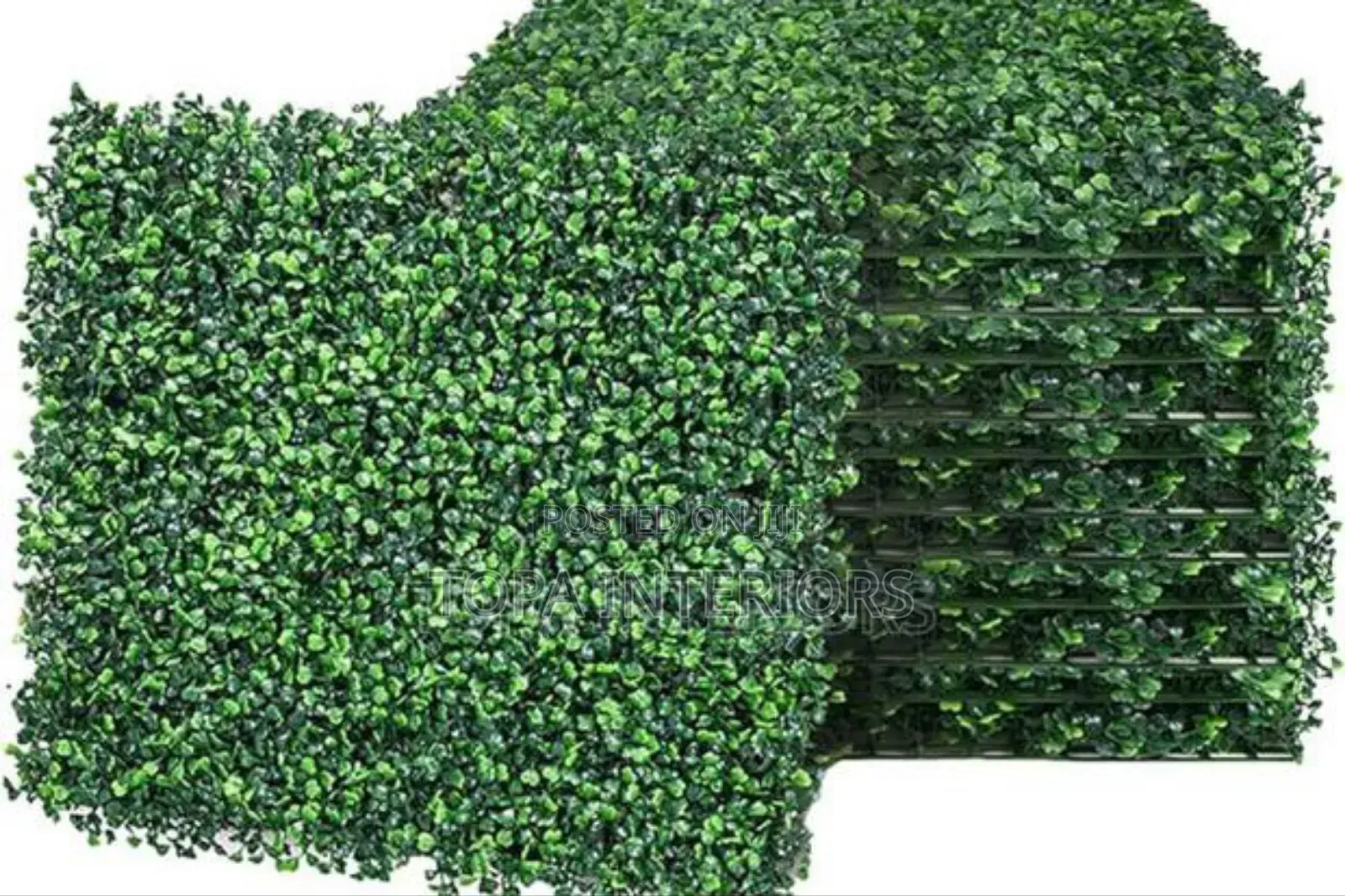 40cm By 60cm Artificial Green Wall Decor Hedge Panels