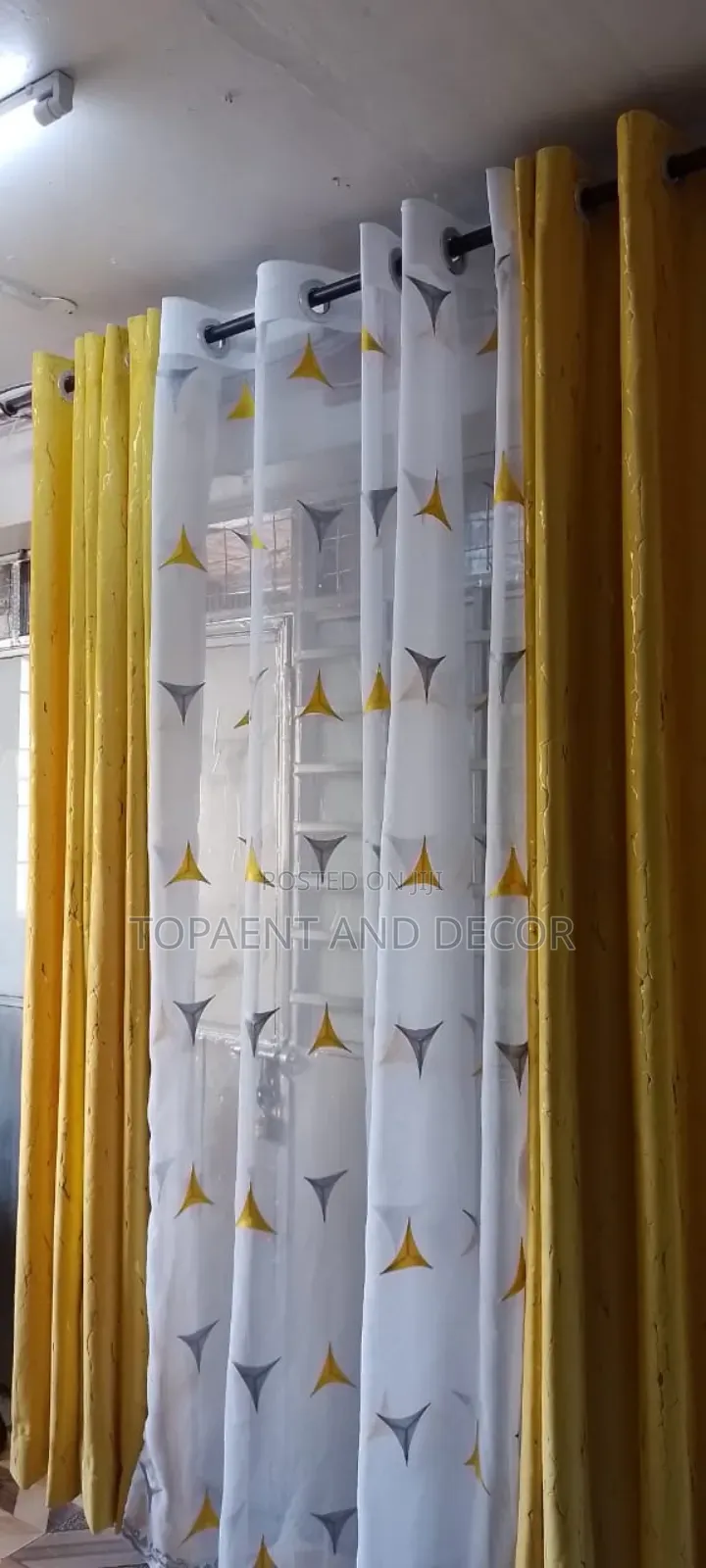 Privacy Plain Mustard Yellow Curtains for Wall Window Decor