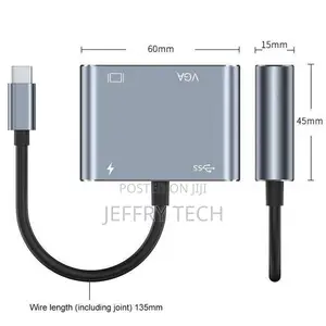 Usb 3.0 Hub Adapter Dock for Hp Dell XPS Surface Lenovo Thin