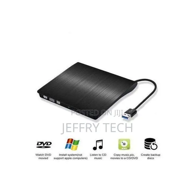 Cd/DVD Rw Superdrive Usb 3.0 Portable Slim Rewriter Burner