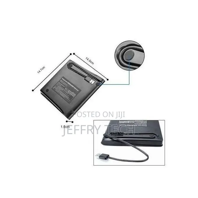 Cd/DVD Rw Superdrive Usb 3.0 Portable Slim Rewriter Burner