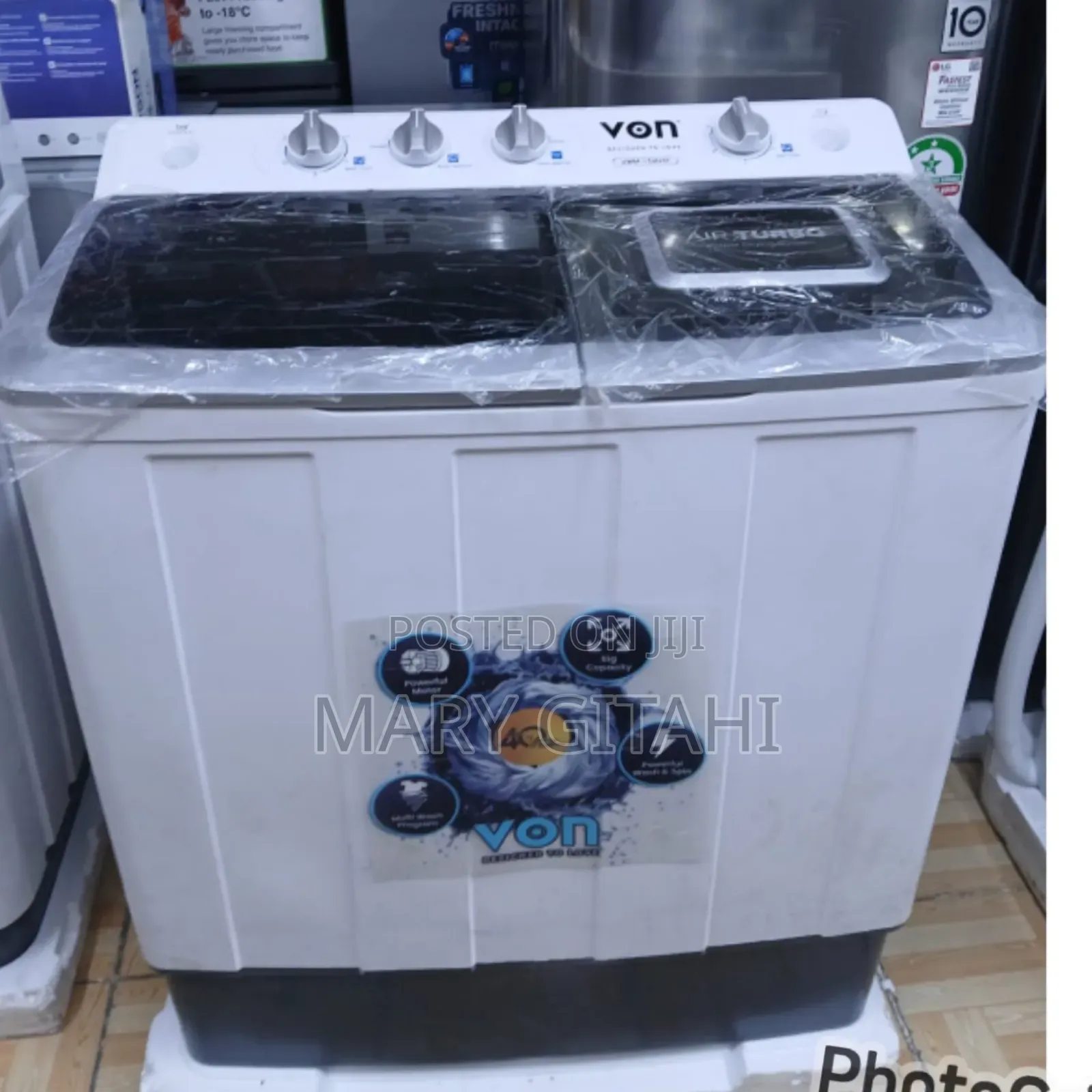 Von 10kg Twin Tub Washing Machine at 
