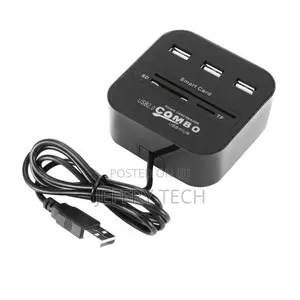 Art Card Reader for Bank Card Ic/Id Emv Sd Tf 3usb Hub In