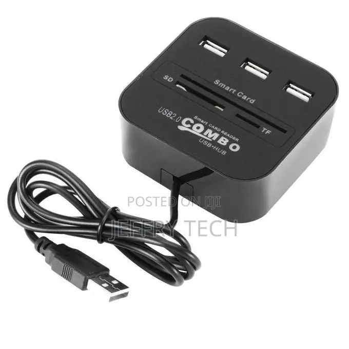 Art Card Reader for Bank Card Ic/Id Emv Sd Tf 3usb Hub In
