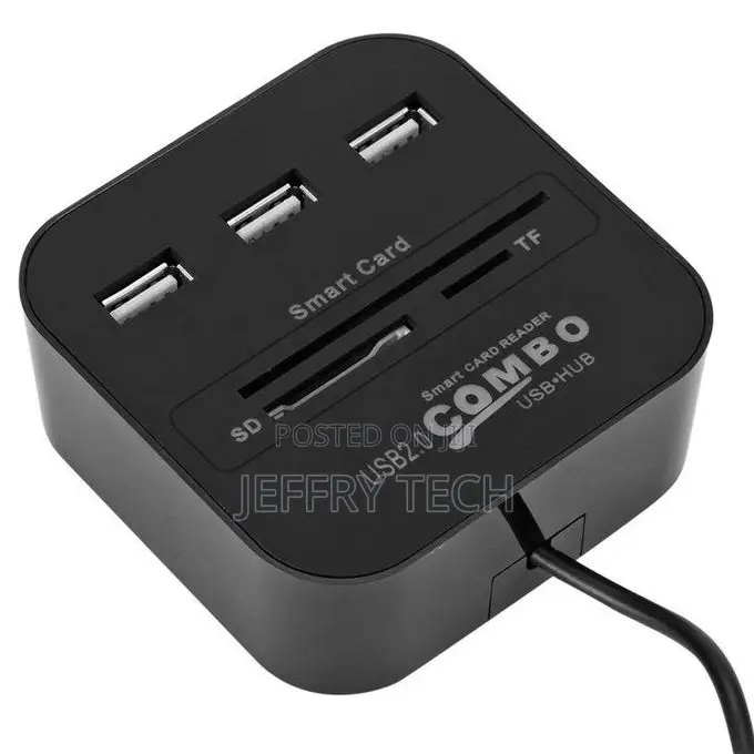 Art Card Reader for Bank Card Ic/Id Emv Sd Tf 3usb Hub In