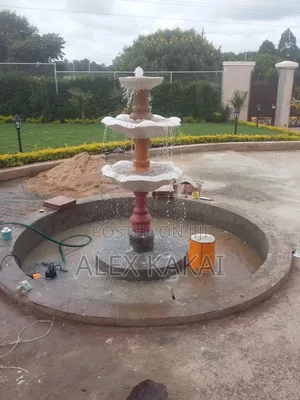 Waterfalls Fountains Fish Pound Fibreglass Sculpture