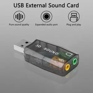 Mini External Usb to 3.5mm Mic Headphone Jack Stereo