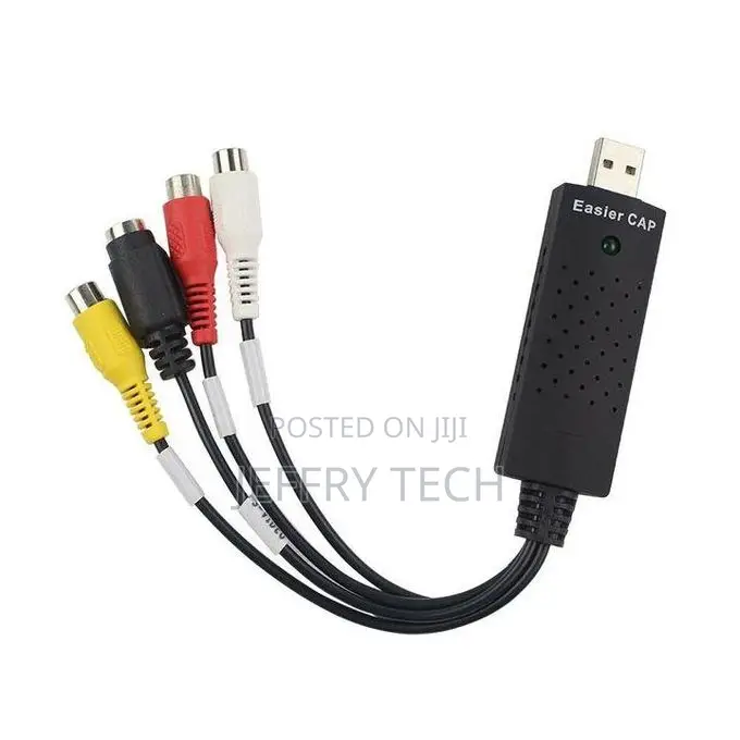 Portable Usb 2.0 Video + Audio Rca Female to Female Connecto