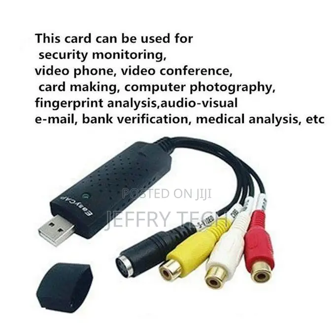 Portable Usb 2.0 Video + Audio Rca Female to Female Connecto