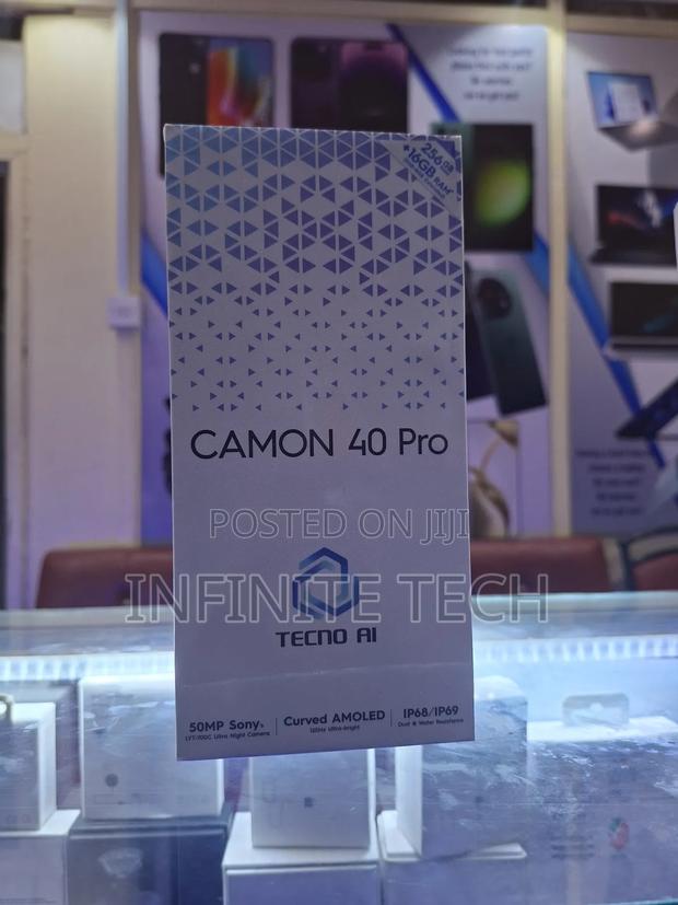 New Tecno Camon 40 Pro 256 GB Black - thumbnail 3