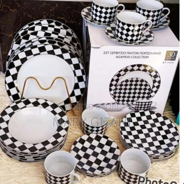 30 PCS Porcelain Flower Dinner Set - main view