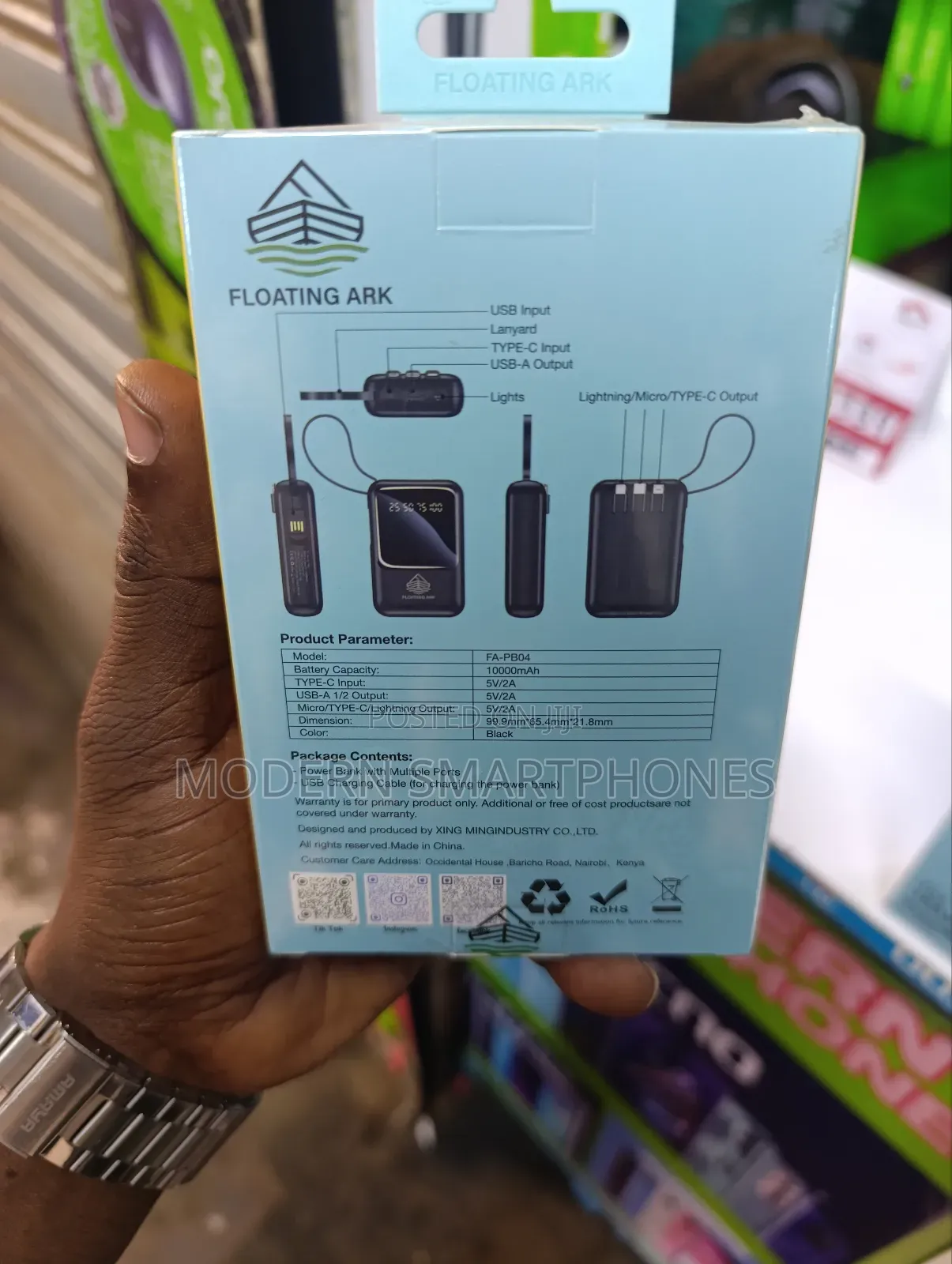 Floating Ark 10000mah Traveller Powerbank