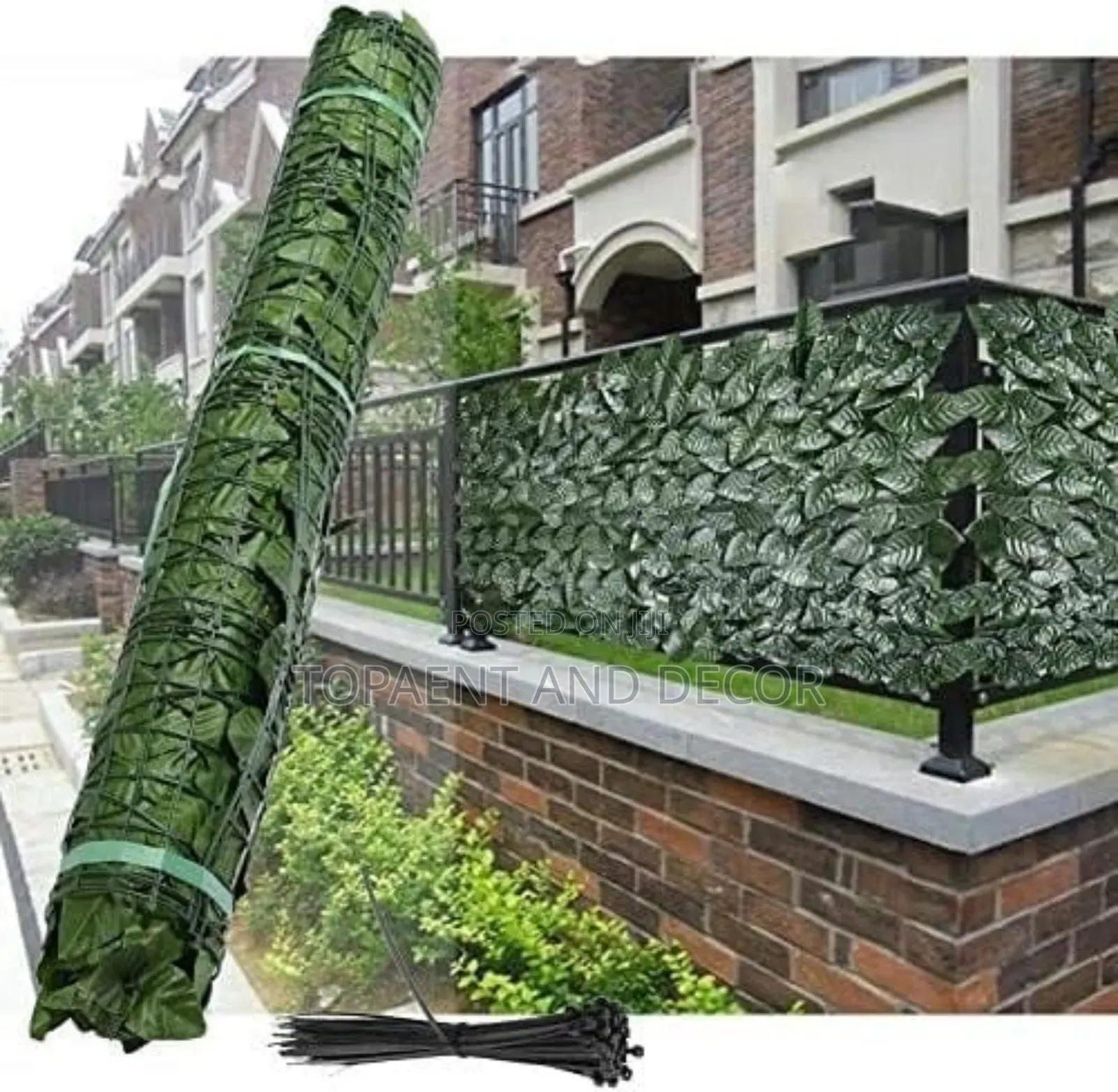 Strong and Modern Privacy Fence for Decor and Privacy