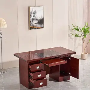 Office Desk:120cm Office Computer Desk With Keyboard Tray