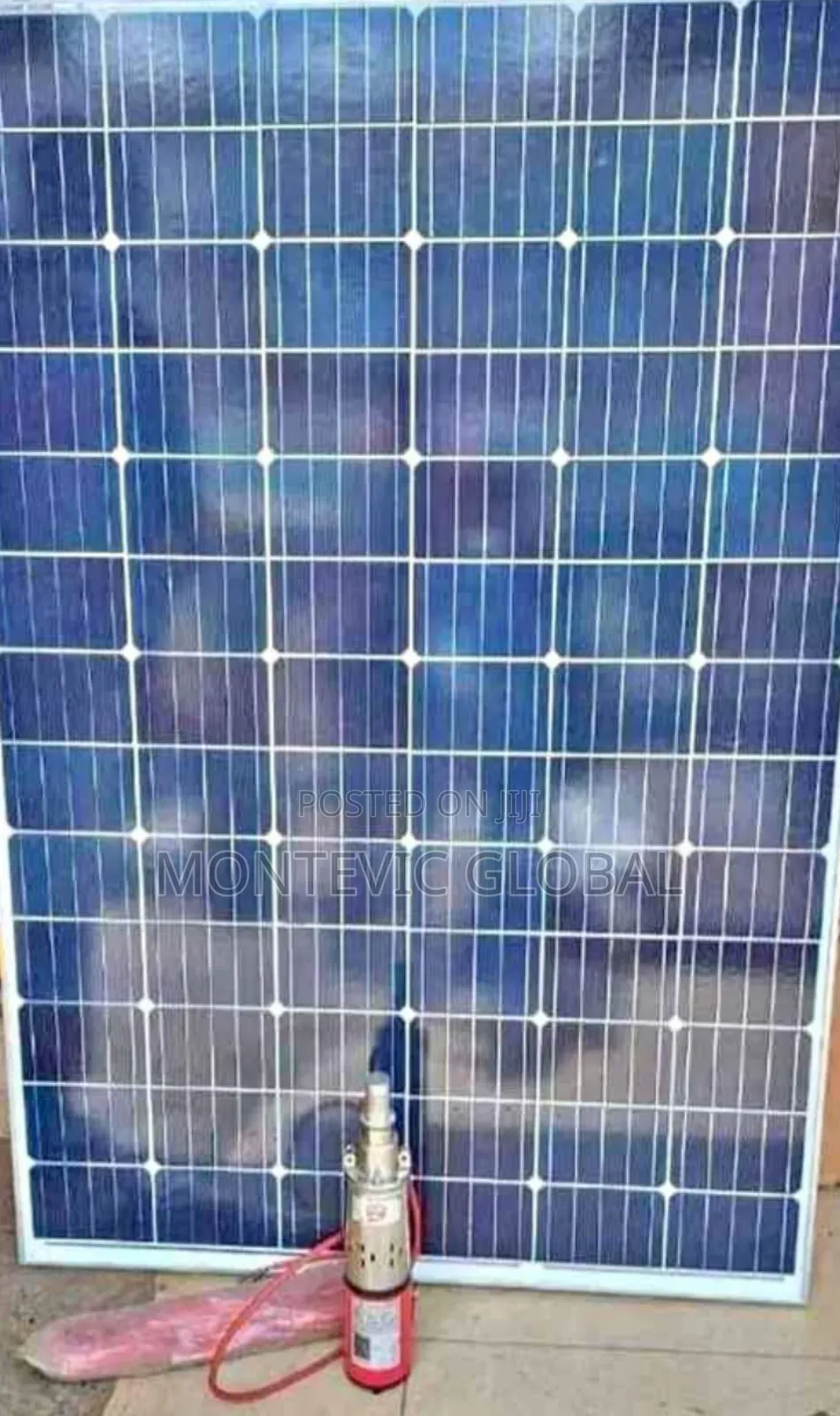 50m Solar Pump With 300watts Solar Panel