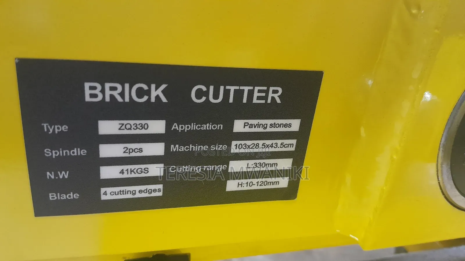 Cubro Cutter/ Brick Cutter